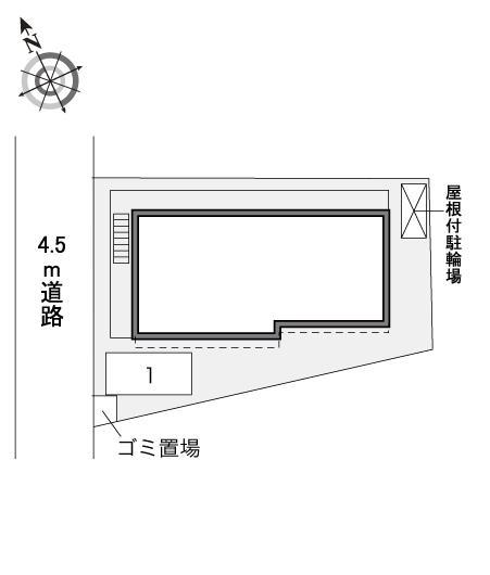 ル トレフル(34595)の駐車配置図