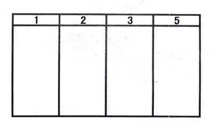 坂井駐車場の駐車配置図
