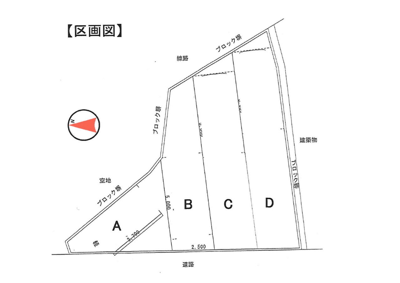 サンパーキングの駐車配置図