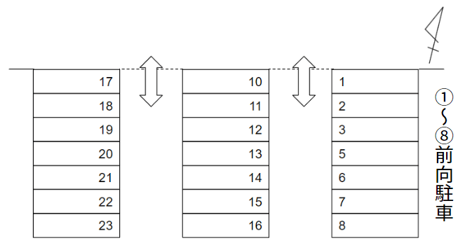 626の駐車配置図