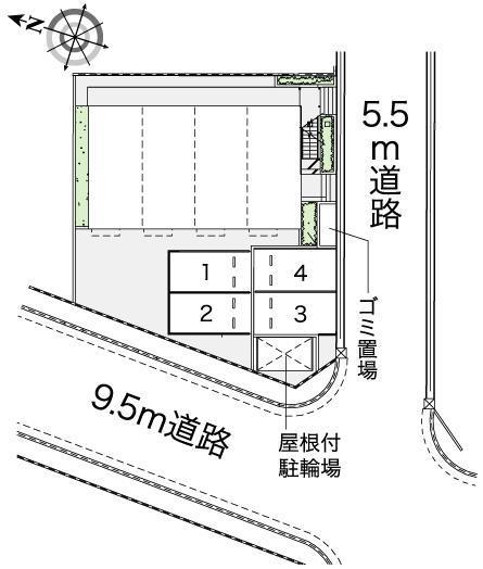 コンフォートフレアⅡ(43579)の駐車配置図