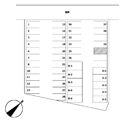 森下Gの駐車配置図