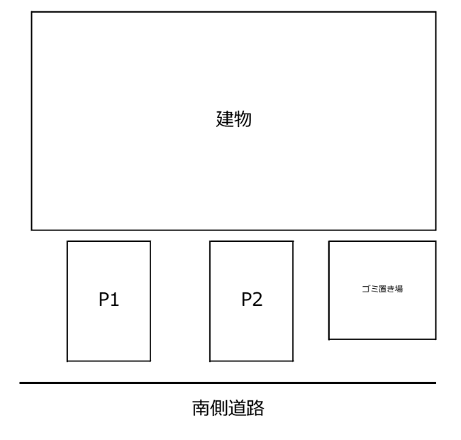 APT01駐車場の駐車配置図