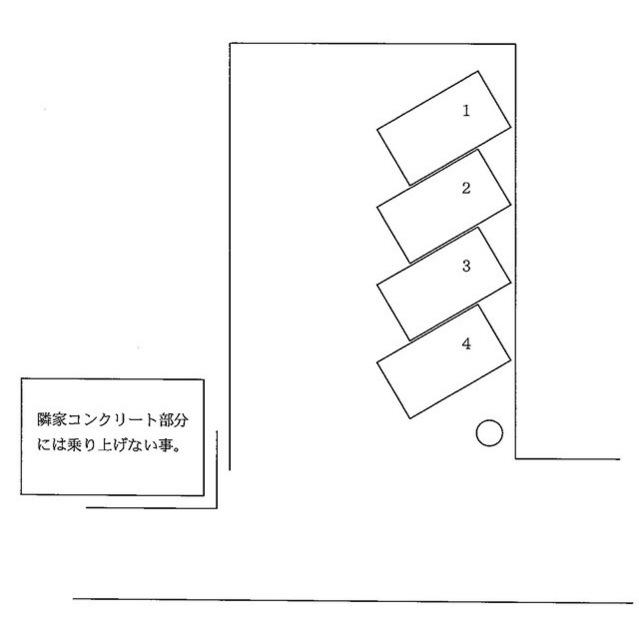 パーキング銚子屋2の駐車配置図