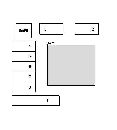 ボニート・ヴィオラの駐車配置図