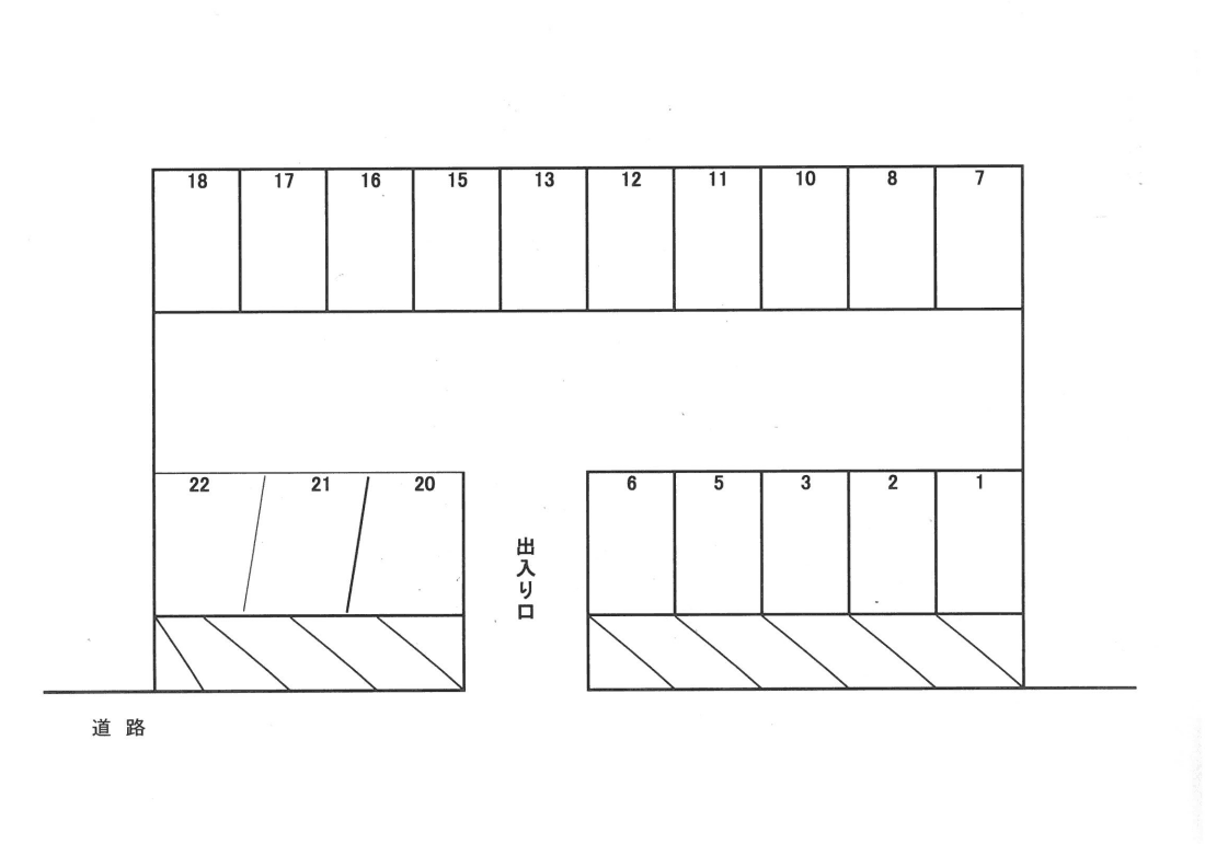 320110の駐車配置図