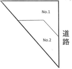 桝塚駅東駐車場の駐車配置図