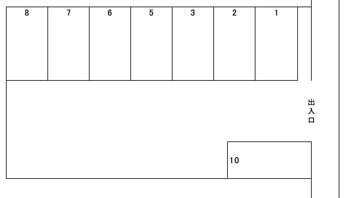 000069の駐車配置図