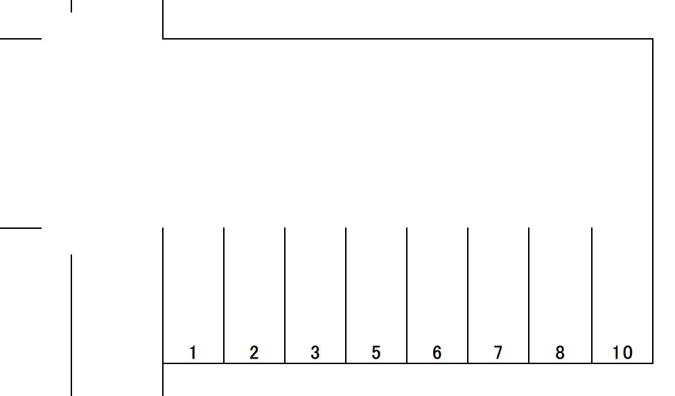 000033の駐車配置図