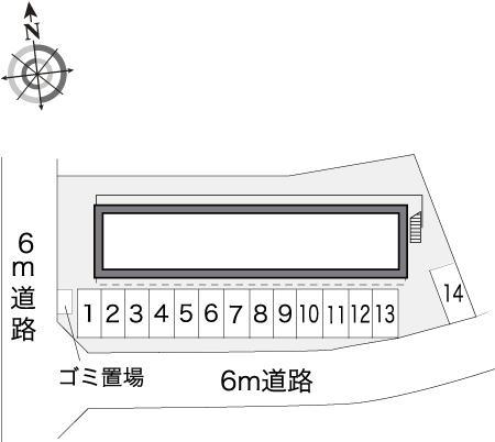 スカイハイライズ(10482)の駐車配置図