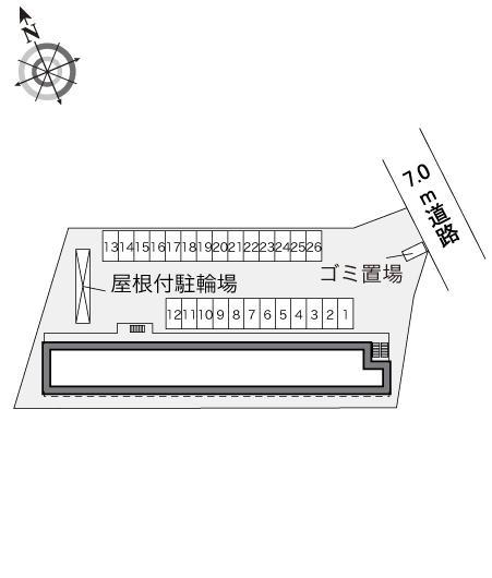 フォレスト小倉(33693)の駐車配置図