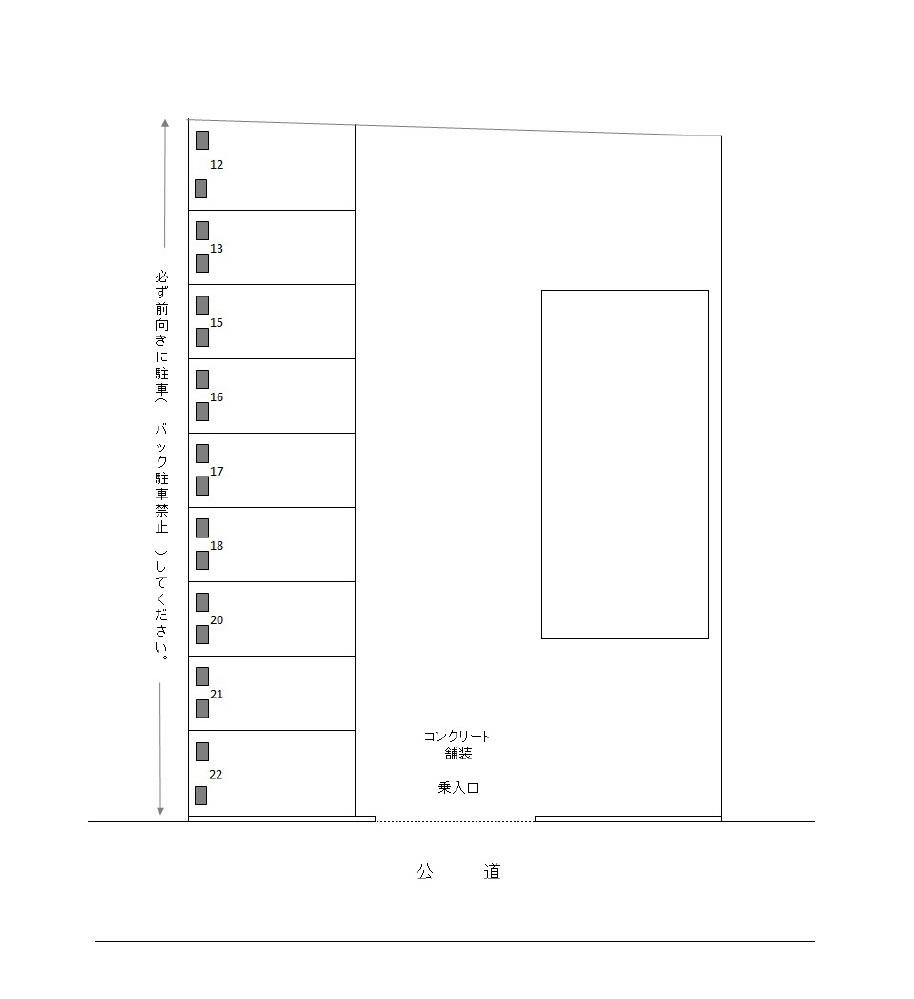 J-611の駐車配置図