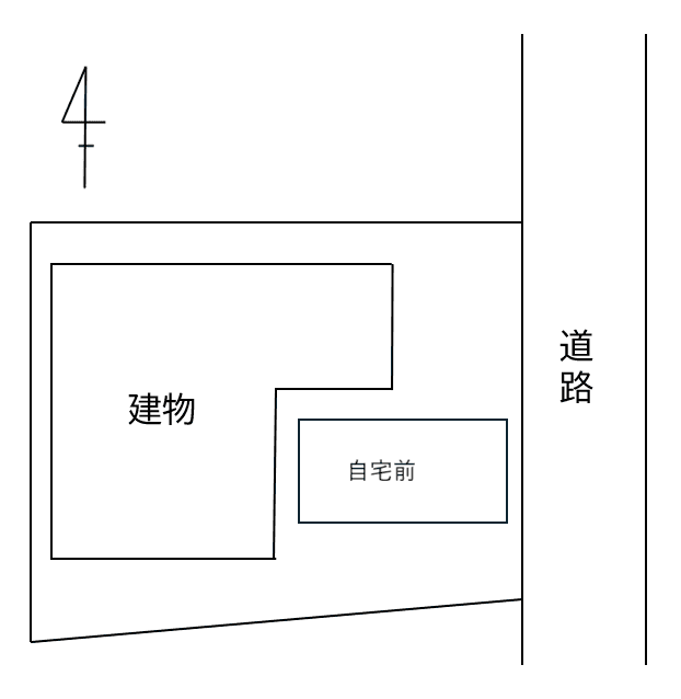FK若宮2丁目2-7駐車場の駐車配置図