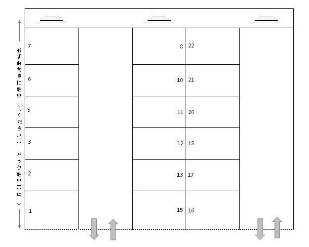 J-283の駐車配置図