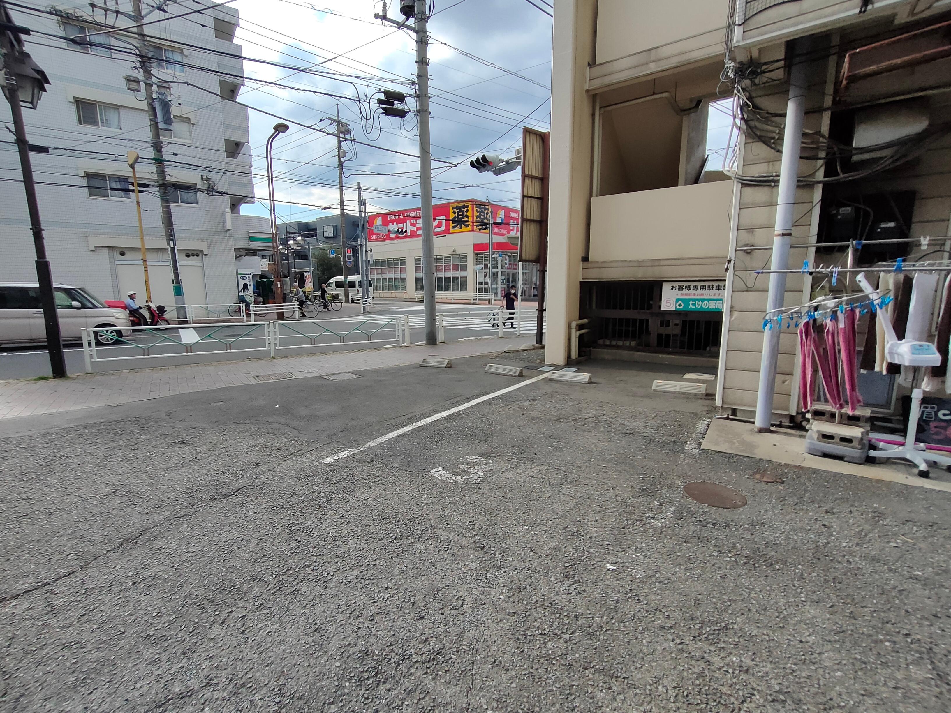 堀江マンション駐車場の外観・駐車場イメージ1枚目