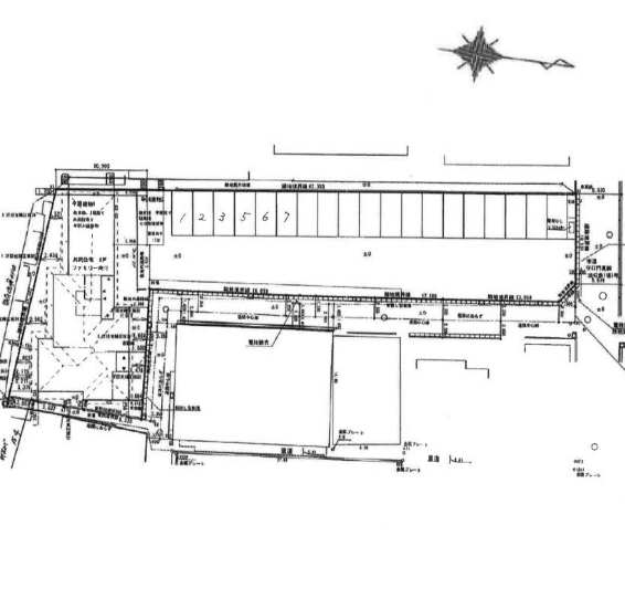ミュゲ メゾンの駐車配置図