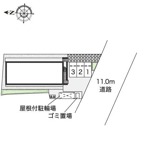 グリーンハート(46487)の駐車配置図