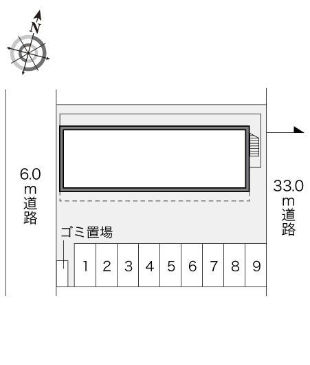 千現(21127)の駐車配置図