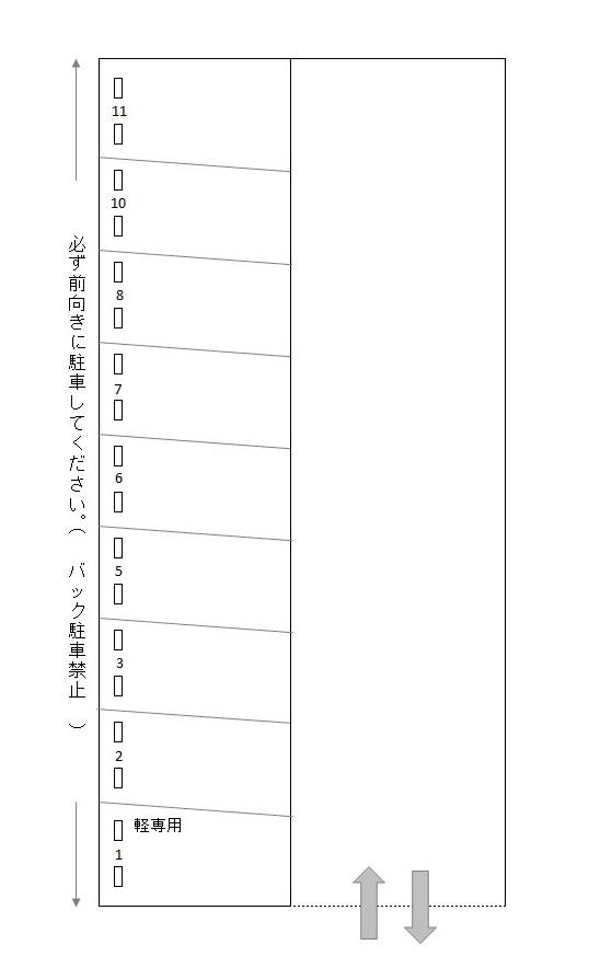 J-799の駐車配置図