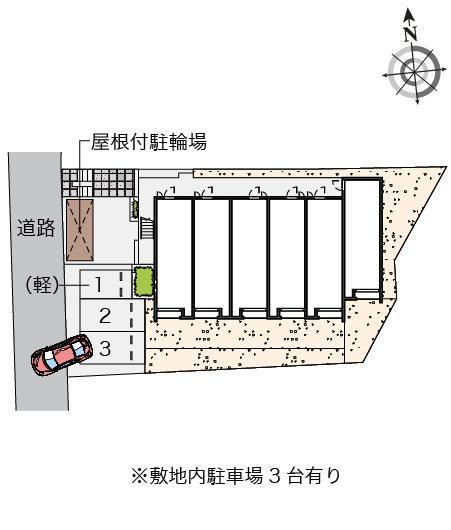 クレイノ高坂(56646)の駐車配置図