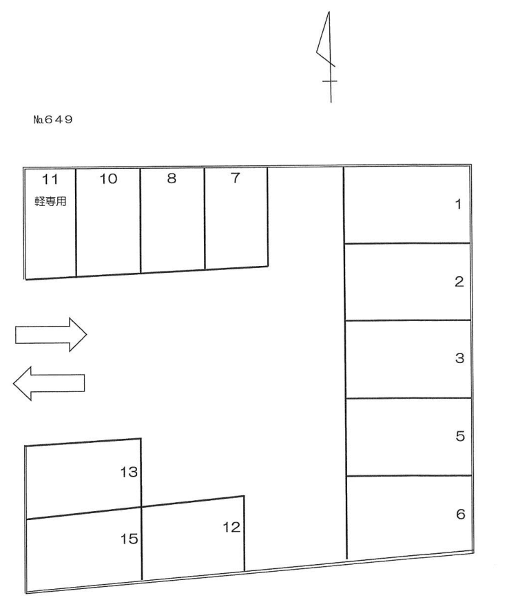 649の駐車配置図