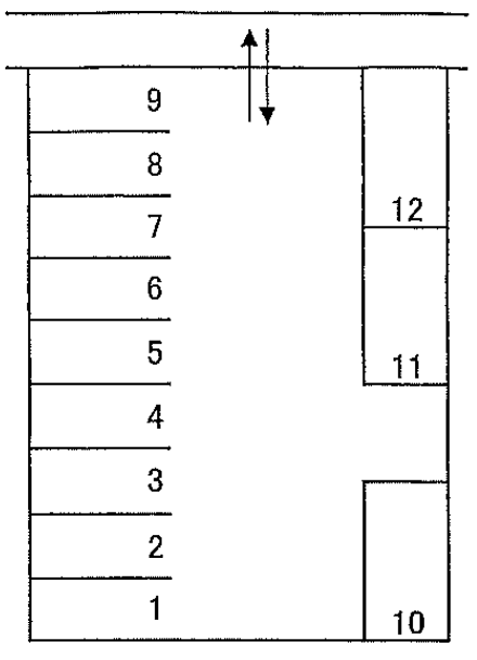パーキング棚池の駐車配置図