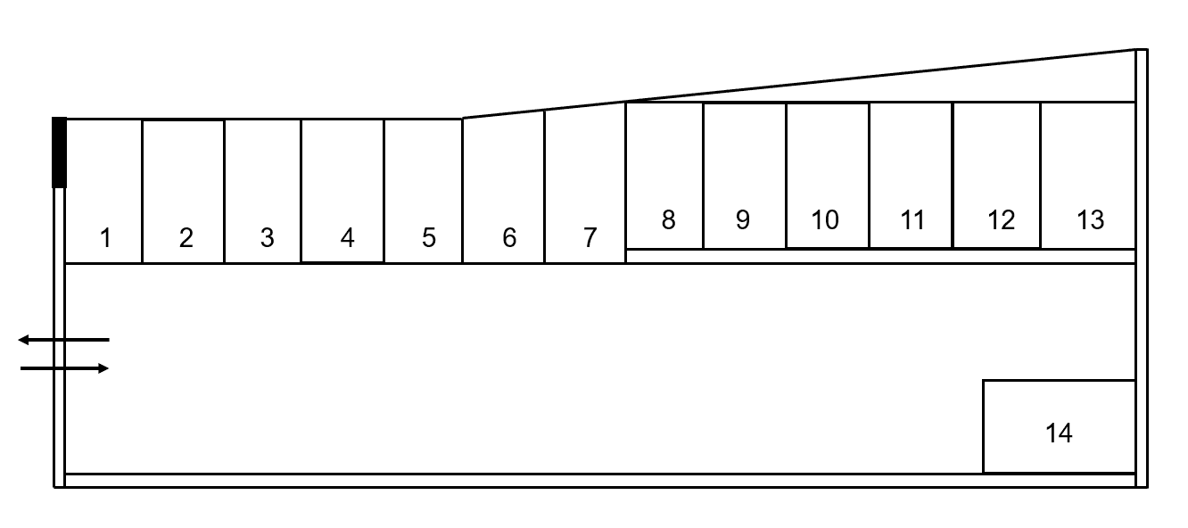 P232の駐車配置図