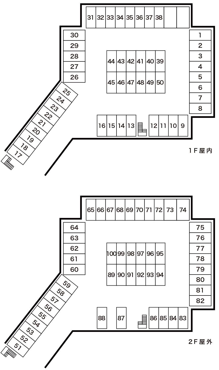 クラシオン木町アネックスの駐車配置図