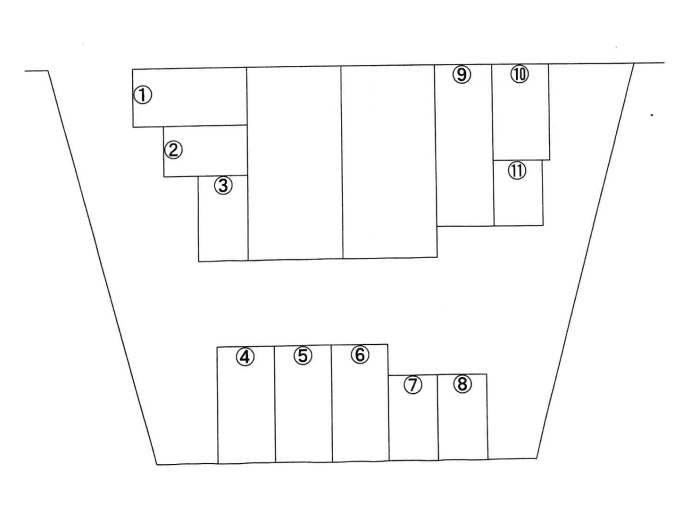光新パーキングⅣの駐車配置図