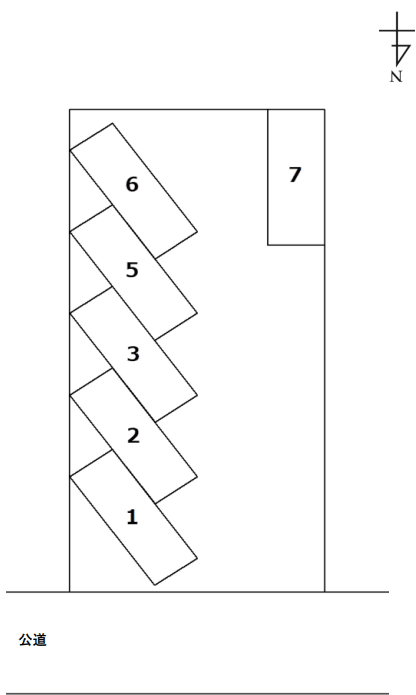 司パーキングの駐車配置図