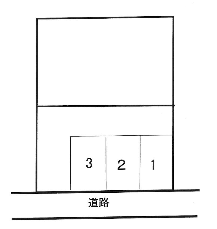 東川口パーキングの駐車配置図