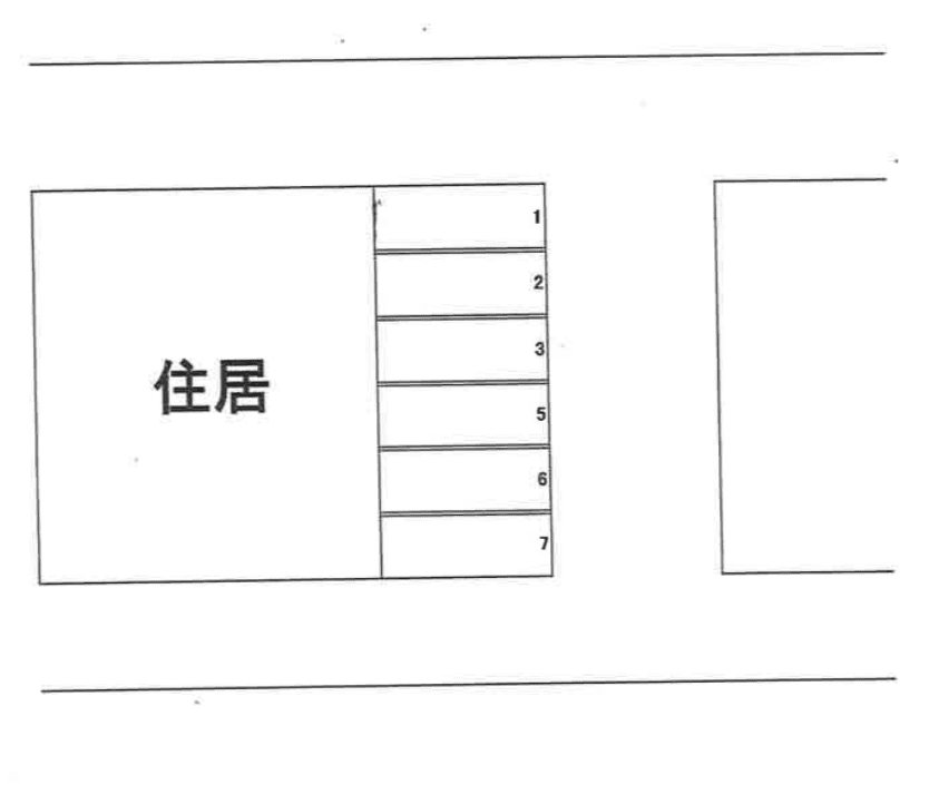 お花茶屋駐車場の駐車配置図