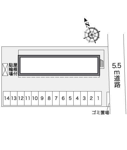 行橋(26015)の駐車配置図