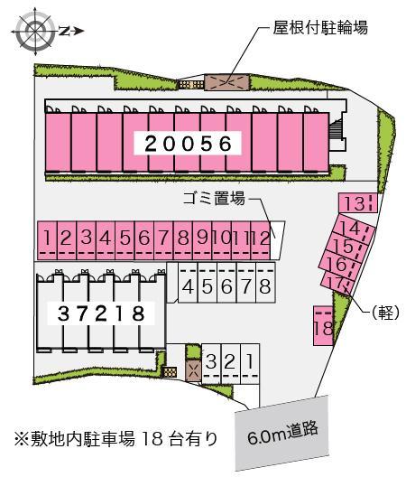 太陽(20056)の駐車配置図