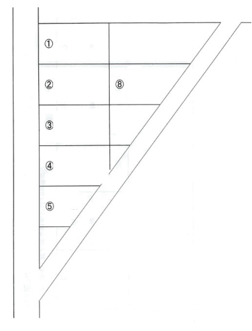 栄町駐車場の駐車配置図