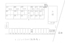 メゾンイサヤマの駐車場