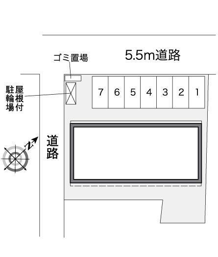 エスペーロ(39006)の駐車配置図