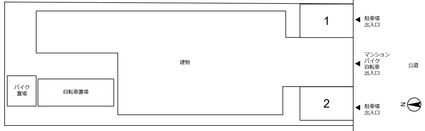 レガリス清澄白河ブロッサムの駐車配置図