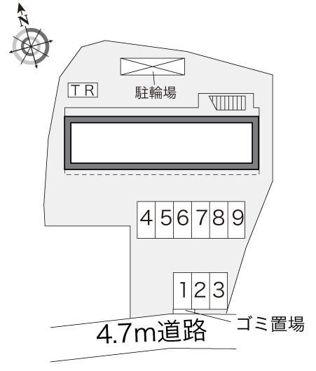 リブェール岩崎(16981)の駐車配置図