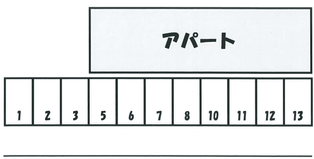 サンコートの駐車配置図
