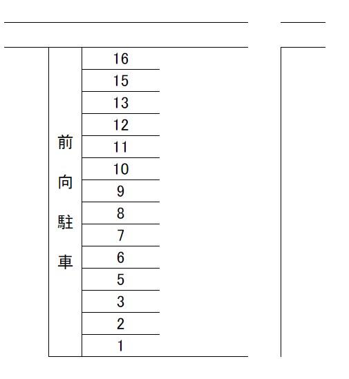 J-304の駐車配置図