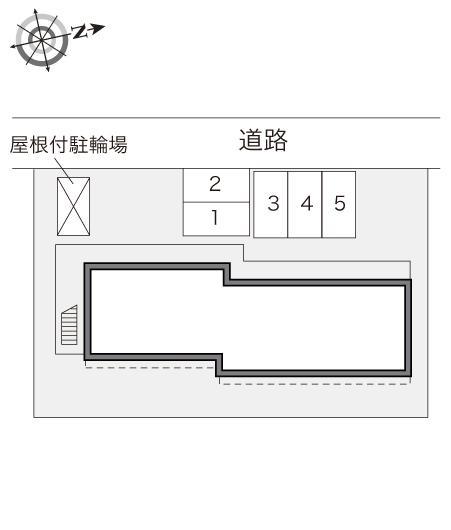 コスモ京山(23944)の駐車配置図