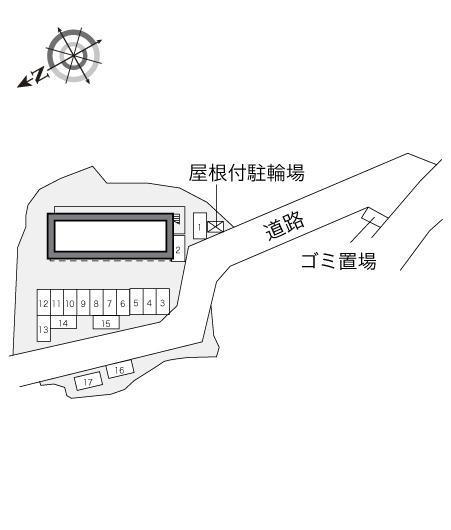 Kamoya(33969) 敷地外駐車場の駐車配置図