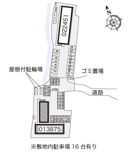 吉田(13875)の駐車配置図