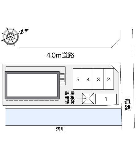 メルベーユ(26718)の駐車配置図