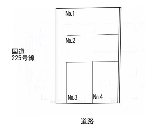 第6南林寺町月極駐車場の駐車配置図
