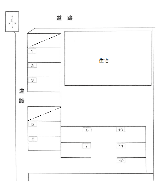 809の駐車配置図