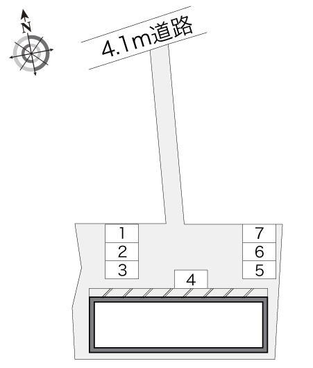 コスモ(20315)の駐車配置図