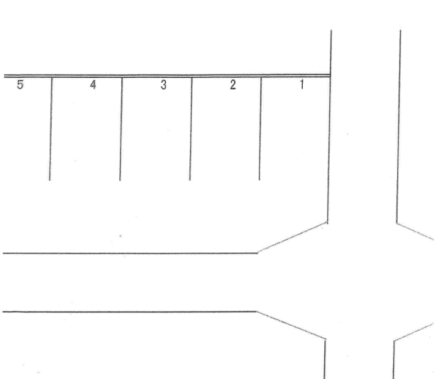 おぐし駐車場の駐車配置図