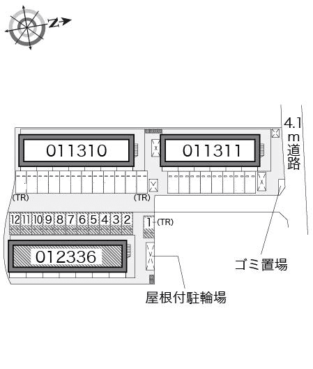 グランドゥールⅢ(12336)の駐車配置図